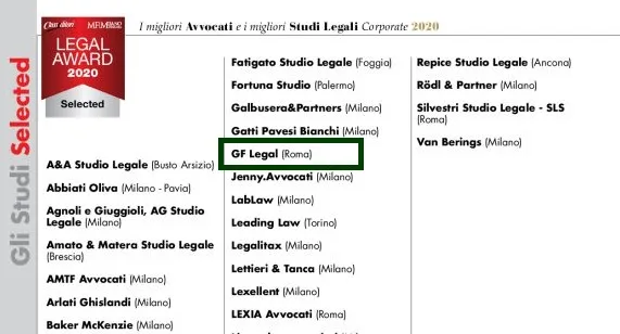ClassEditori LegalAwadrs2020 2
